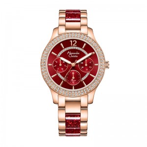Alexandre Christie AC 2914 Rosegold Red Diamond BFBRGRERE